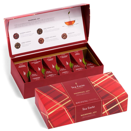 Tea Forte Warming Joy Petite Presentation Box 10 Infusers