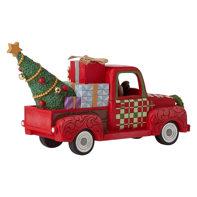 Hard to Find! Jim Shore Country Living Santa in Red Truck Figurine 6007443