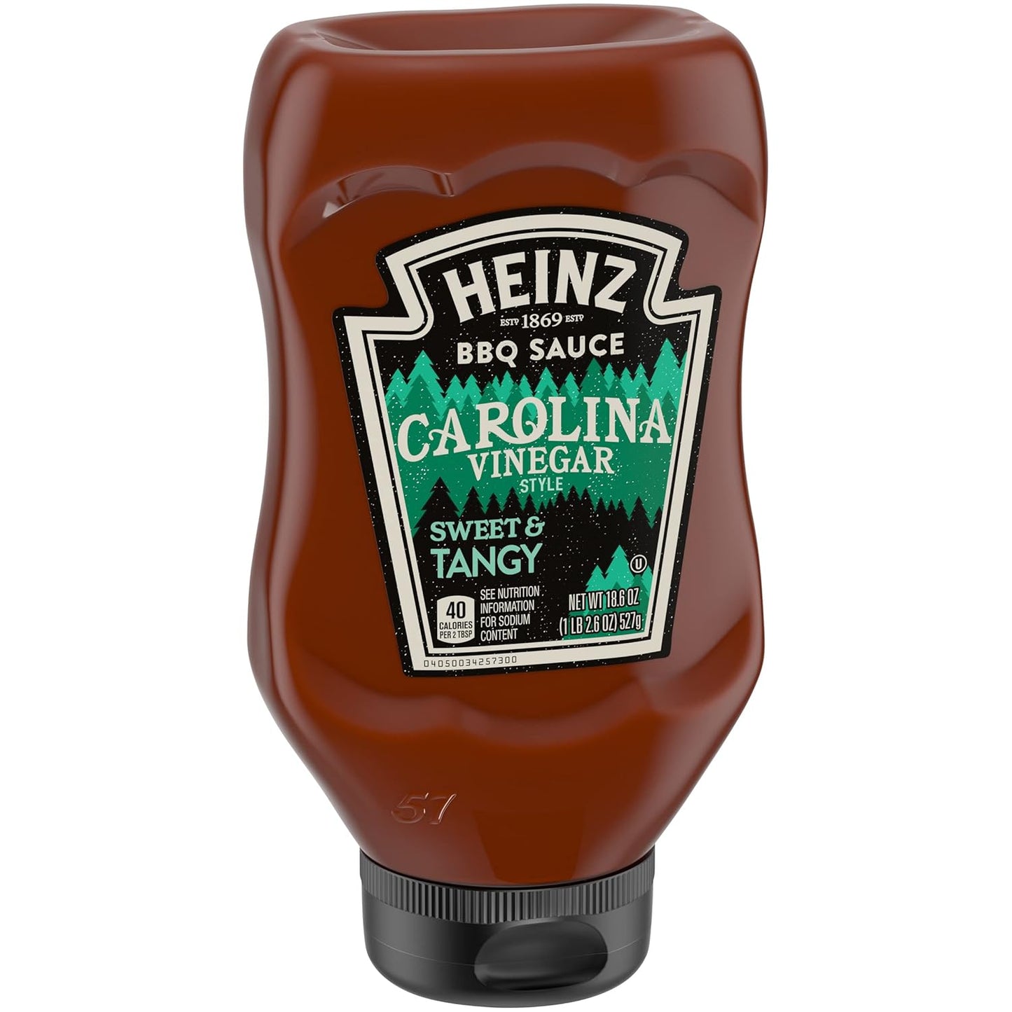 Heinz Tangy Carolina BBQ Sauce 18.6 oz Bottle ( Pack of 6)