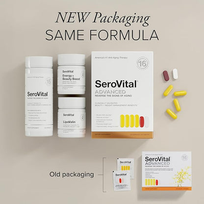 SeroVital Advanced Dietary Supplement 120 Capsules+60 Tablet