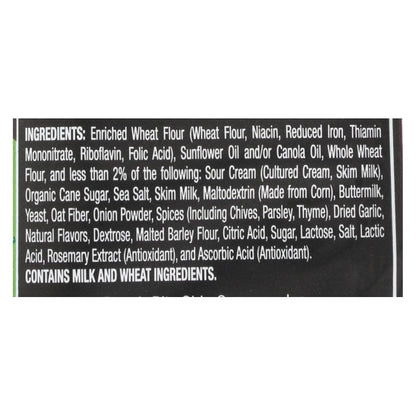 Stacy's Crispy Garlic and herb Pita Thins 6.75 oz Bag (Case pack of 8)