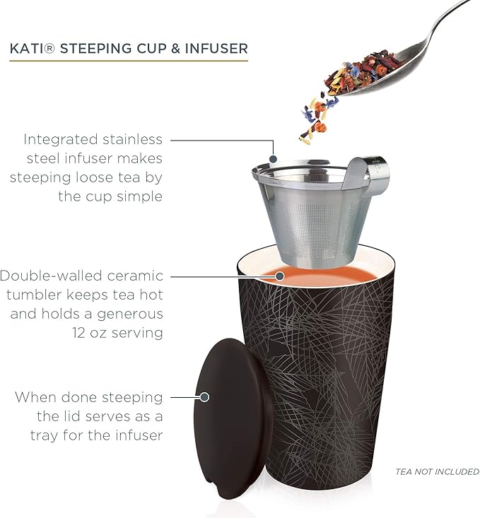 Tea Forte Steeping Cup Noir KATI