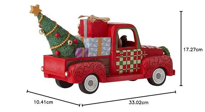 Hard to Find! Jim Shore Country Living Santa in Red Truck Figurine 6007443