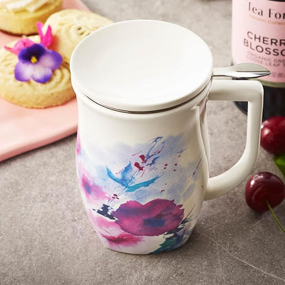 Tea Forte Verbena Blossom Steeping Cup with Infuser