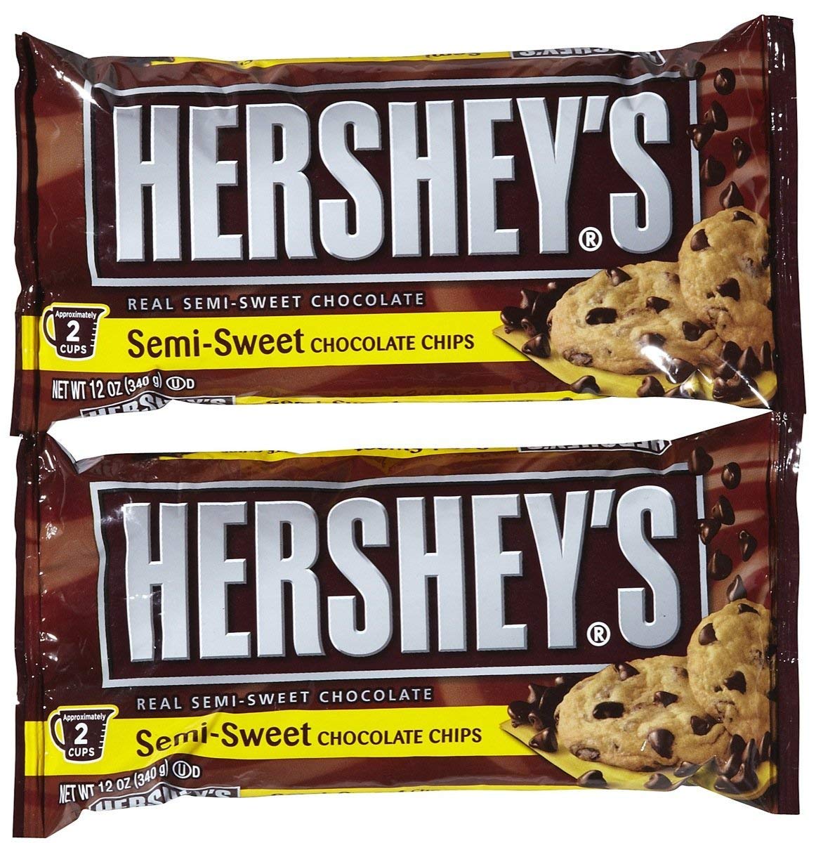 Hershey's Semi-Sweet Chocolate Baking Chips - 12 oz bags