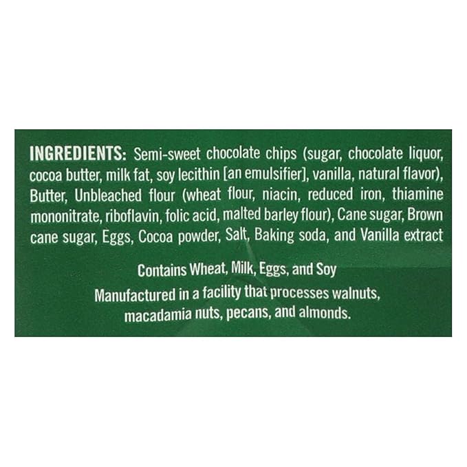 Tate's Bake Shop Double Chocolate Chip Cookies 7 oz