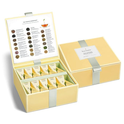 Tea Forte 40 Pyramid Sampler, Tea Tasting Tea Chest