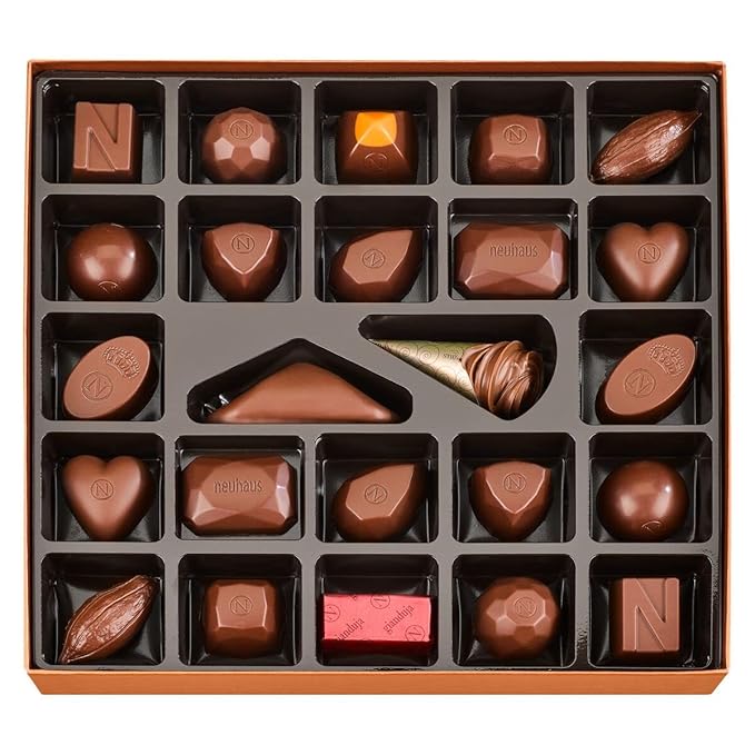 Neuhaus Belgian Chocolate Classic Discovery Collection All Milk Chocolates – 24 Timeless Neuhaus Milk Filled Chocolate Pralines – Gourmet Chocolate Gift