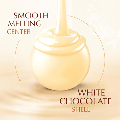 Lindt Lindor White Chocolate Truffles 50.8 oz Box 120 Pieces