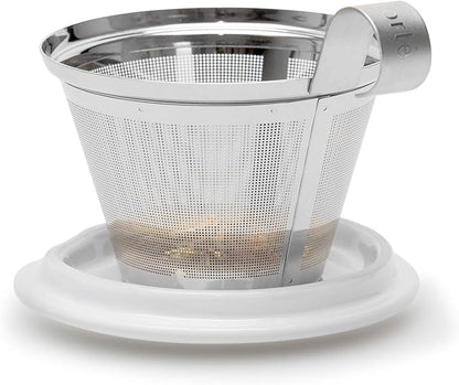 Tea Fortè Kati Cup HANAMI Cup Tea Thermal Double Wall Ceramics Infuser