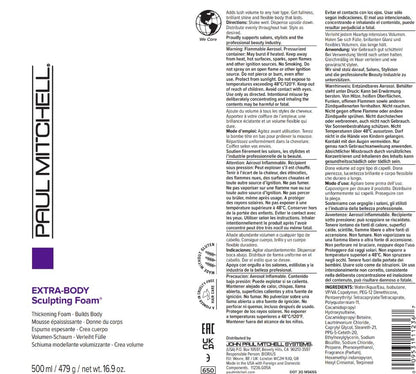 Paul Mitchell Extra Body Sculpting Foam 6.7 oz