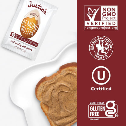 Justin's Classic Almond Butter Squeeze Packs 1.15oz packs (Case pack of 6)