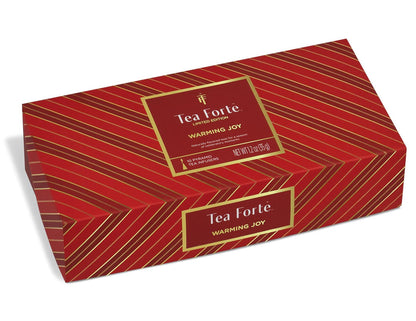 Tea Forte Tea Sampler Gift Set, 10 Pyramid Infuser Bags