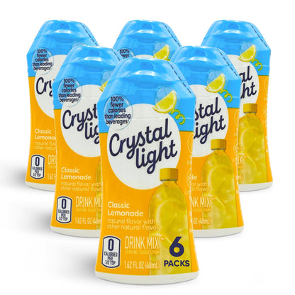 Crystal Light Classic Lemonade Drink Mix 1.62 oz Each Pack of 6