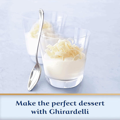 GHIRARDELLI Premium White Chocolate Baking Bar, 4 OZ (12 bars)