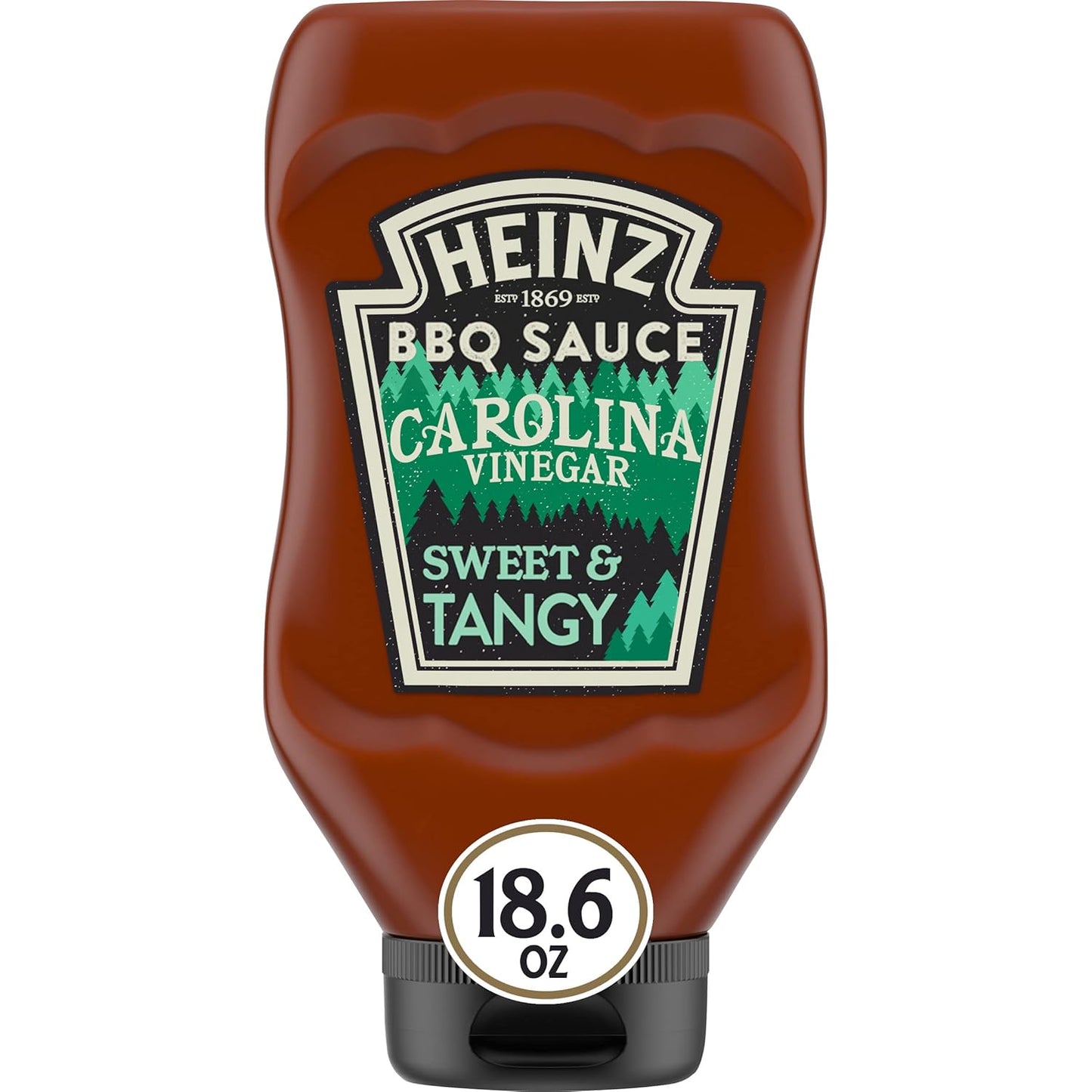 Heinz Tangy Carolina BBQ Sauce 18.6 oz Bottle ( Pack of 6)
