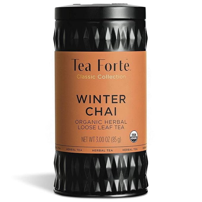 Tea Forte Loose Tea Canister, Winter Chai