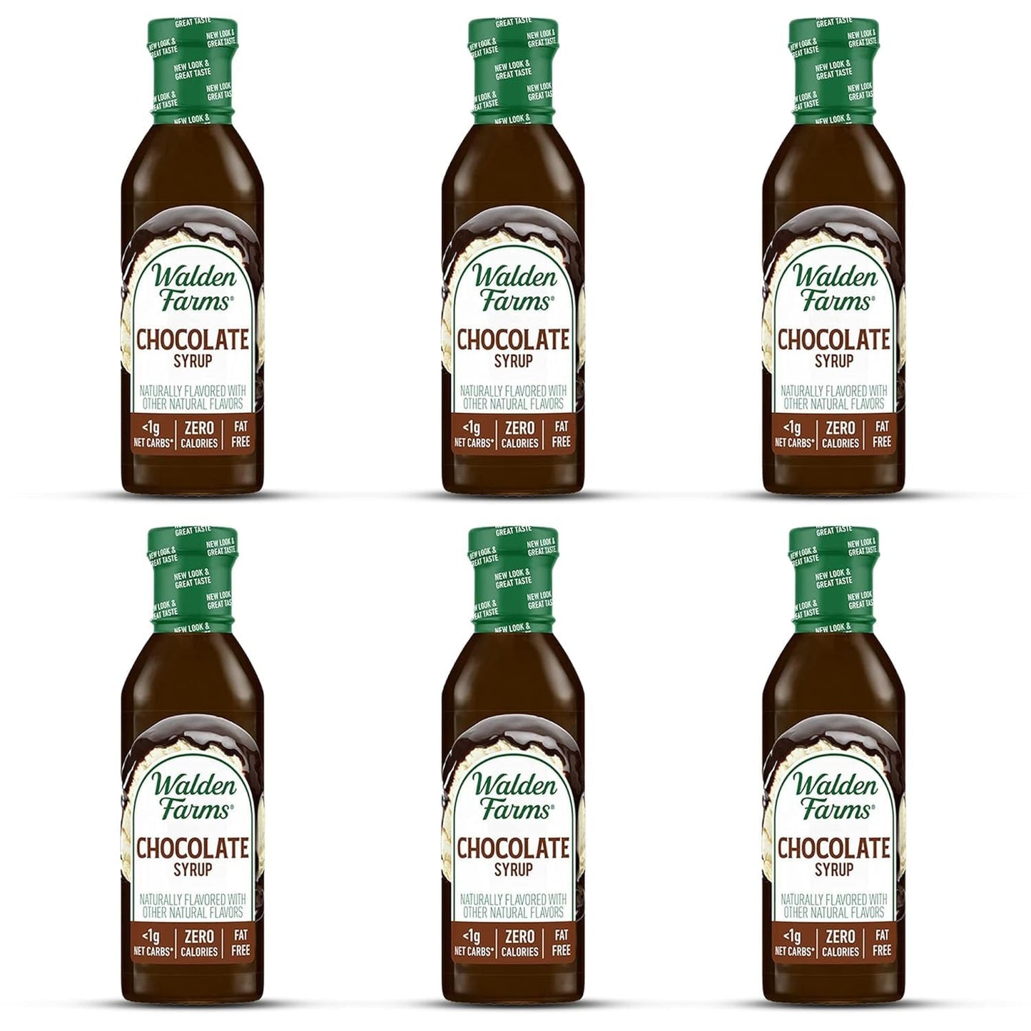 Walden Farms Chocolate Syrup 12 fl oz bottle ( Case Pack of 6)