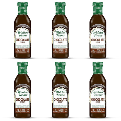 Walden Farms Chocolate Syrup 12 fl oz bottle ( Case Pack of 6)