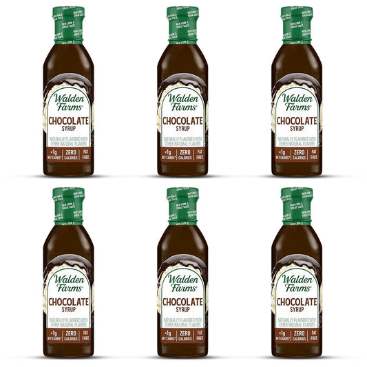 Walden Farms Chocolate Syrup 12 fl oz bottle ( Case Pack of 6)