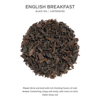Tea Forte English Breakfast Loose Leaf Tea Canister