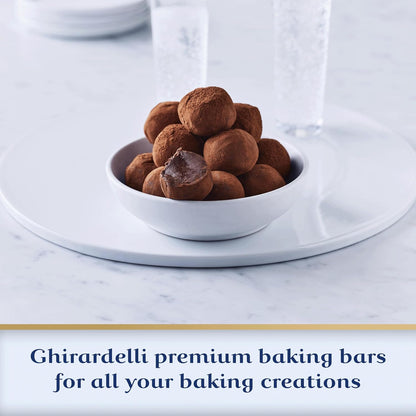 Ghirardelli Baking Bar - 60% Cacao Bittersweet Chocolate -Case Of 12 - 4 Oz