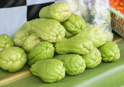 Organic Fresh Green Chayote Squash by RawJoy Farms