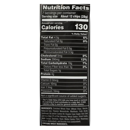 Stacy's Toasted Garlic Bagel Chips 7 oz Bag (Case pack of 12)