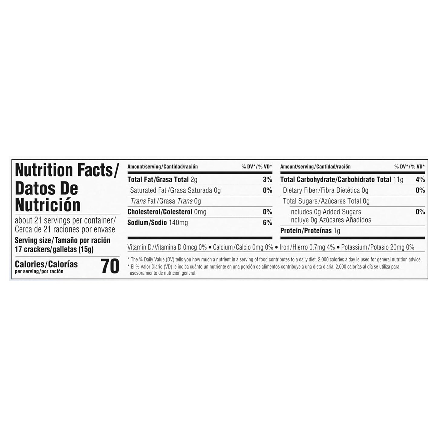 Nabisco Premium Mini Saltine Crackers 11 oz (Case Pack of 6)