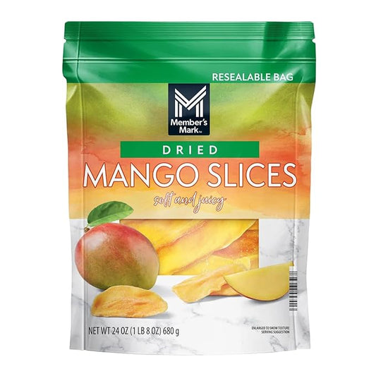 Members Mark Dried Mango Slices Soft and Juicy 24oz bag