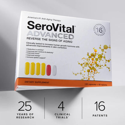 SeroVital Advanced Dietary Supplement 120 Capsules+60 Tablet