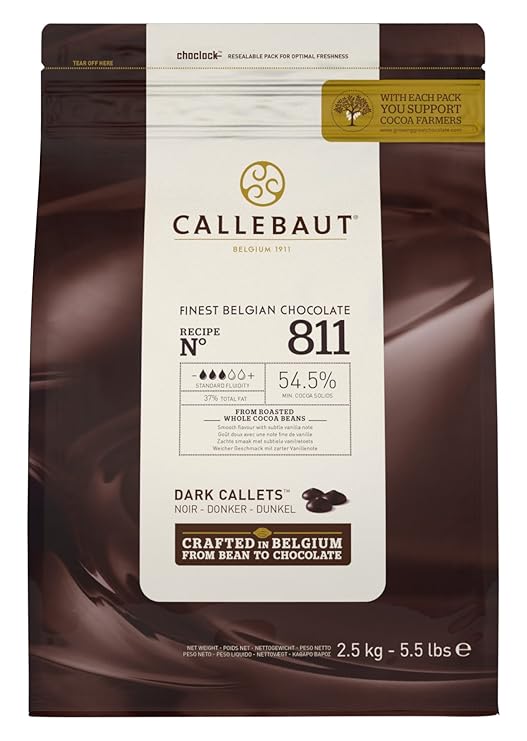Barry Callebaut 811 54.5% Dark Couverture Chocolate Callets