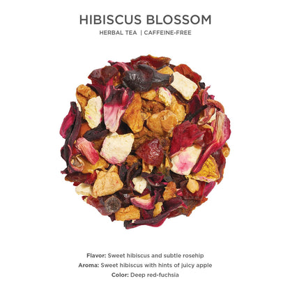Tea Forte Hibiscus Blossom Loose Leaf Tea Canister
