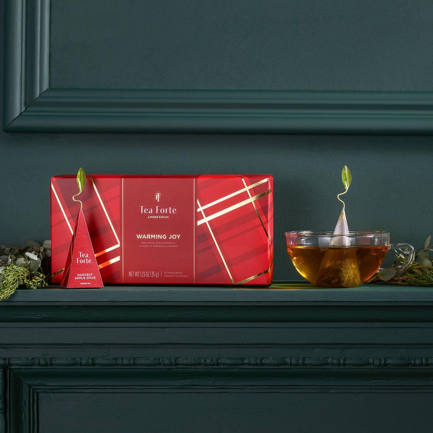 Tea Forte Warming Joy Petite Presentation Box 10 Infusers