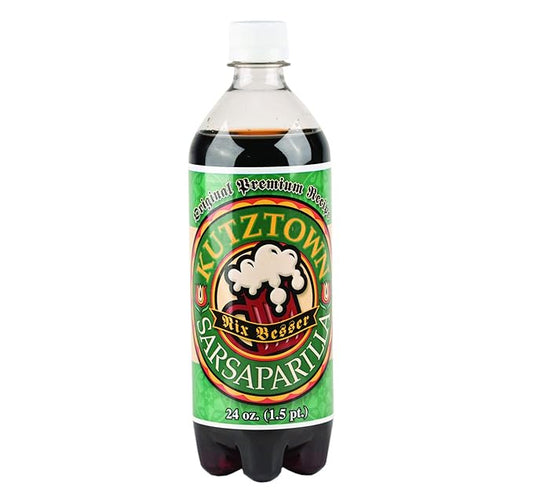 Kutztown Soda (Sarsaparilla) Case Pack Of 24/24 oz Bottles