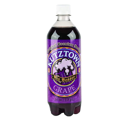 Kutztown Soda Bottles Case Pack Of 24/24 oz (Grape)