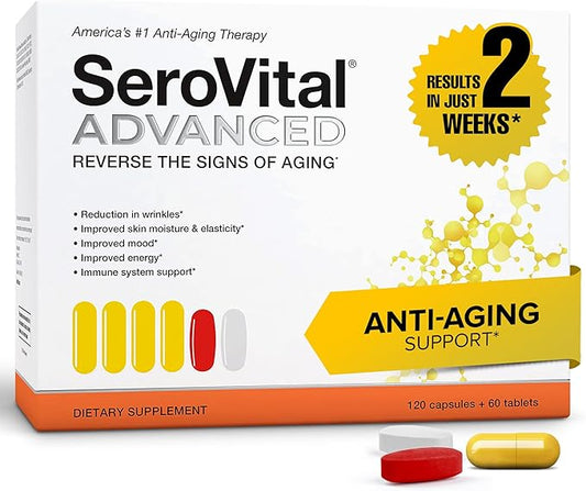 SeroVital Advanced Dietary Supplement 120 Capsules+60 Tablet
