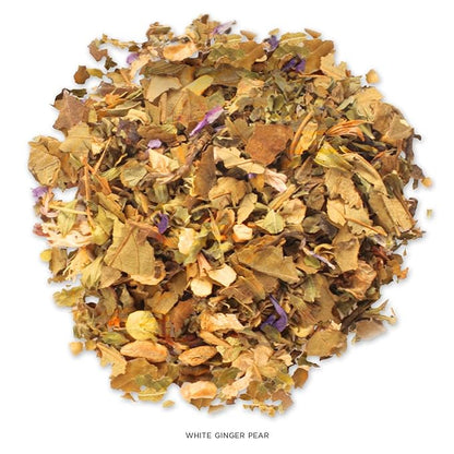 Tea Forte White Ginger Pear Loose Bulk Tea, 1 Pound Pouch, White Tea Tea Makes 160-170 Cups