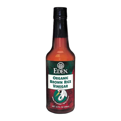Eden Organic Brown Rice Vinegar 10 oz each Pack of 4