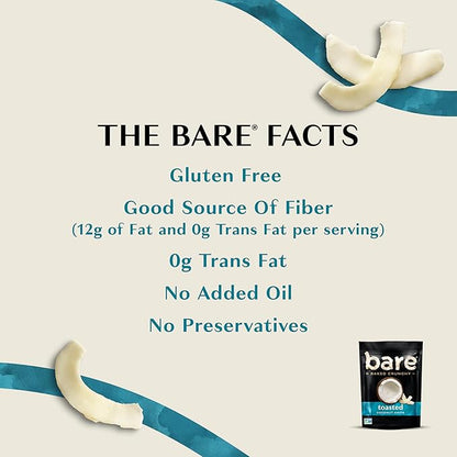 Bare Toasted Coconut Chips 1.2 oz Bag (Case pack of 12)