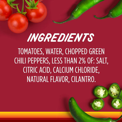 ROTEL Original Diced Tomatoes and Green Chilies, Keto Friendly, 10 Ounce, 24 Pack