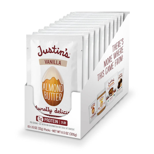 Justin's Classic Almond Butter Squeeze Packs 1.15oz packs (Case pack of 6)