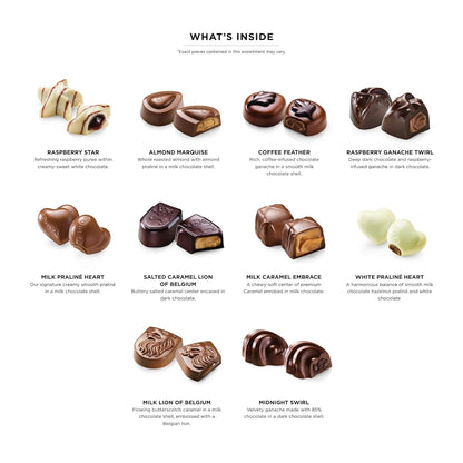 Godiva Gold Ballotin Gold Ribbon 18 piece box 7.75 oz