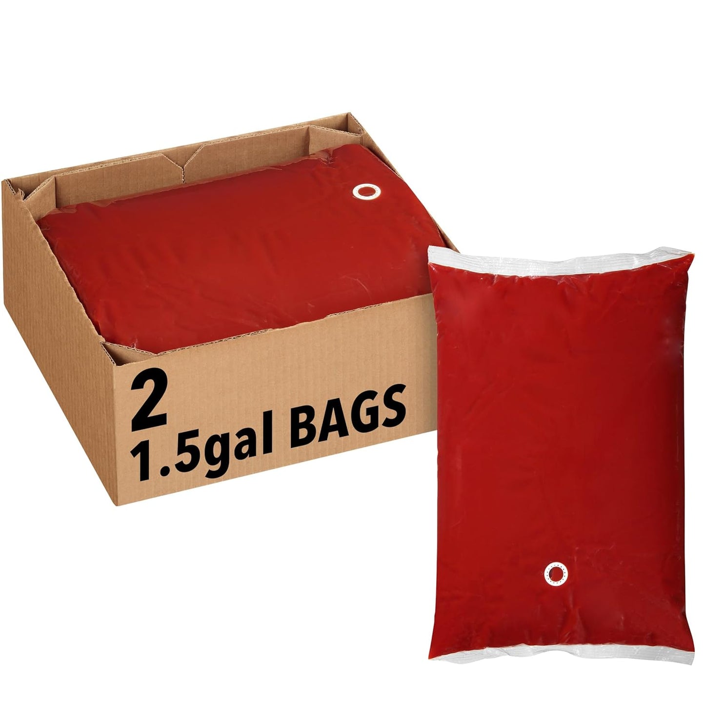 Heinz Simply Ketchup Dispenser Pouch 1.5 Gallon (Case Pack of 2)