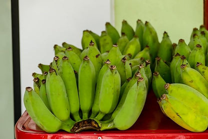 Fresh Organic Green Plantain Bananas by RawJoy Farms