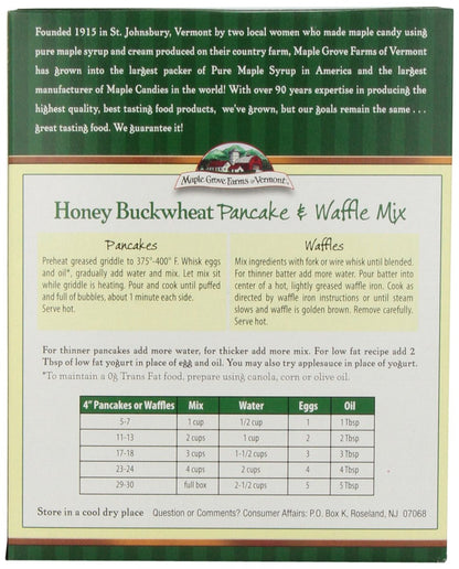 Maple Grove Mix Pncake Buckwht Hny, PartNo 54264, by Maple Grove, Pack of 6