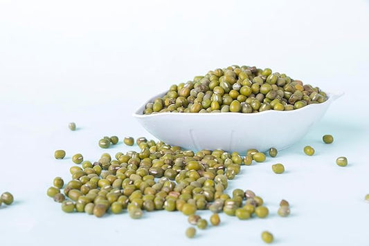 Fresh Whole Green Moong Beans By RawJoy