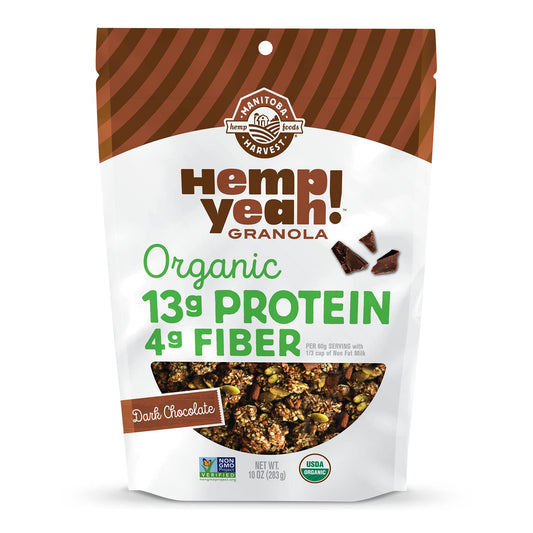 Manitoba Harvest Organic HempDk Chocolate Granola 10 oz (Case Pack of 6)