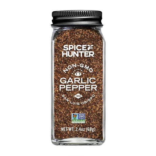 The Spice Hunter Pepper, Garlic Blend, 2.4-Ounce Jar