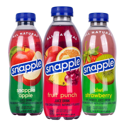 Snapple Juice drink variety pack 24 each